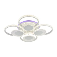 Потолочная светодиодная люстра Profit Light 5883/4+4B WHT  фото, kupilegko.ru