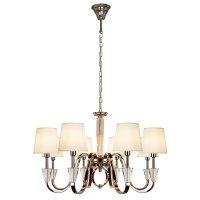 Подвесная люстра iLamp Alesti P2424-8 Nickel  фото, kupilegko.ru