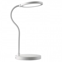 Настольная лампа Uniel TLD-553 White/LED/400Lm/4500K/Dimmer/USB UL-00003338  фото, kupilegko.ru
