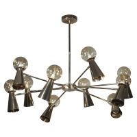 Подвесная люстра Loft IT Halley 10046/10 Gold  фото, kupilegko.ru