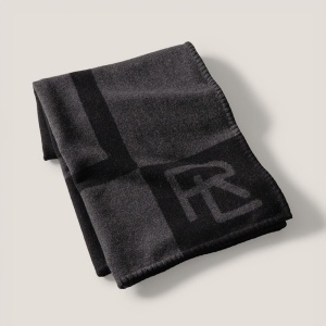 Northam Charcoal and Black Плед Ralph Lauren Home  фото, kupilegko.ru