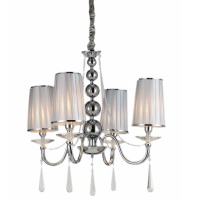 Подвесная люстра Lumina Deco Fabione LDP 1200-4 CHR  фото, kupilegko.ru