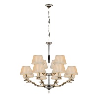 Подвесная люстра iLamp Vivaldi 85125/8+4 CR  фото, kupilegko.ru