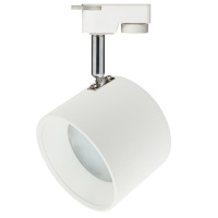 Трековый светильник ЭРА TR15 GX53 WH/SL Б0048545  фото, kupilegko.ru
