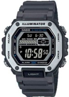 Японские наручные мужские часы Casio MWD-110H-8B. Коллекция Digital  фото, kupilegko.ru