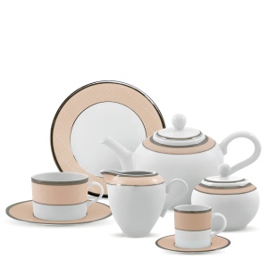 Ethereal Moka Чайно-кофейный сервиз на 6 персон Porcel 1987  фото, kupilegko.ru