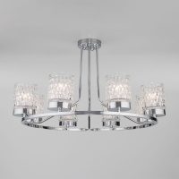Потолочная люстра Eurosvet Calle 60127/8 хром  фото, kupilegko.ru