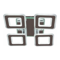 Потолочная светодиодная люстра Reluce 20536-0.3-4+1S CR  фото, kupilegko.ru