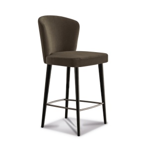 Aston Fango/Moka Комплект из 2 барных стульев Minotti  фото, kupilegko.ru