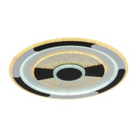 Потолочная светодиодная люстра Profit Light 7013 WHT+BLK  фото, kupilegko.ru