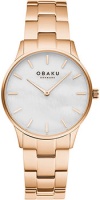 fashion наручные женские часы Obaku V247LXVWSV. Коллекция Links  фото, kupilegko.ru