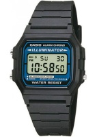 Японские наручные мужские часы Casio F-105W-1A. Коллекция Digital  фото, kupilegko.ru