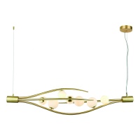 Подвесная люстра Indigo Flusso 11025/7P Gold V000231  фото, kupilegko.ru