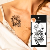 Татуировка 'Роза в треугольнике' OrH  фото, kupilegko.ru