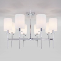 Подвесная люстра Eurosvet Brielle 60132/8 хром  фото, kupilegko.ru