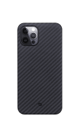 Чехол-крышка Pitaka MagEZ Case для iPhone 12/12 Pro, кевлар, черно-серый  фото, kupilegko.ru