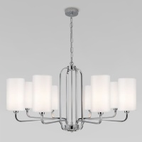 Подвесная люстра Eurosvet Purezza 60128/8 хром  фото, kupilegko.ru