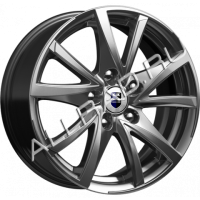 Литые колесные диски КиК (K&K) Игуана 6.5x15 4x100 ET50 D60.1 Серый тёмный глянцевый (74798)  фото, kupilegko.ru