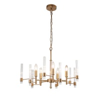 Подвесная люстра Indigo Favara 11040/5P Brass V000460  фото, kupilegko.ru