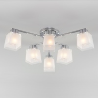 Потолочная люстра Eurosvet Delfi 30162/6 хром  фото, kupilegko.ru