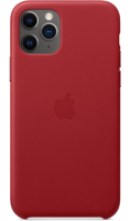 Чехол-крышка Apple для iPhone 11 Pro, кожа, красный  фото, kupilegko.ru
