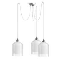 Подвесная люстра 33 Идеи PND.115.03.04.002.CH-S.26.TR-S.27.WH  фото, kupilegko.ru