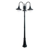 Столб фонарный уличный Arte Lamp MALAGA A1086PA-3BG  фото, kupilegko.ru