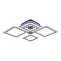 Потолочная светодиодная люстра Reluce 20536-0.3-2+2+1 CR  фото, kupilegko.ru