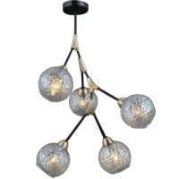 Подвесная люстра Illumico IL0263-5PSQ-79 BK AB  фото, kupilegko.ru