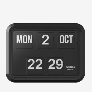 BQ-17 Black AM/PM Часы настенные Twemco  фото, kupilegko.ru