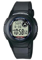 Японские наручные мужские часы Casio F-200W-1A. Коллекция Digital  фото, kupilegko.ru