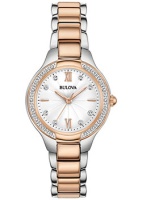 Японские наручные женские часы Bulova 98R272. Коллекция Diamonds  фото, kupilegko.ru