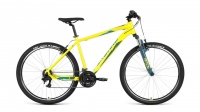 Велосипед APACHE 27,5 1.2 S (рост 19") 2020-2021, желтый/зеленый, RBKW1M37GS12 Forward  фото, kupilegko.ru