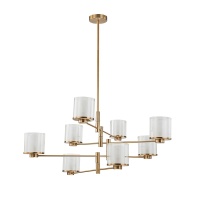 Подвесная люстра Indigo Bilancia 13023/8R Brass V000358  фото, kupilegko.ru