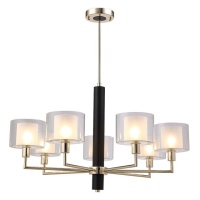 Подвесная люстра Crystal Lux Maestro SP-PL7 Gold  фото, kupilegko.ru