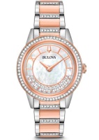 Японские наручные женские часы Bulova 98L246. Коллекция Crystal Ladies  фото, kupilegko.ru