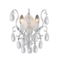Бра, светильник настенный накладной Crystal Lux Sevilia AP2 Silver  фото, kupilegko.ru