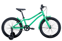 Велосипед Kitez 20 (20" 1 ск. рост. OS) 2020-2021, мятный, 1BKB1K301T08 Bear Bike  фото, kupilegko.ru