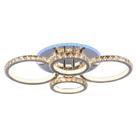 Потолочная светодиодная люстра Profit Light 8052/2+2 CHR  фото, kupilegko.ru
