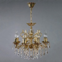 Подвесная люстра Ambiente Leon 2128/8 WP New Leaf  фото, kupilegko.ru