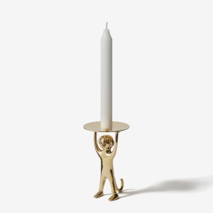 Jaime Hayon Monki Brass Подсвечник Paola C.  фото, kupilegko.ru