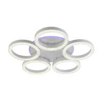 Потолочная светодиодная люстра Profit Light 5894/5 WHT  фото, kupilegko.ru