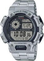 Японские наручные мужские часы Casio AE-1400WHD-1A. Коллекция Digital  фото, kupilegko.ru