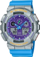 Японские наручные мужские часы Casio GA-100EU-8A2. Коллекция G-Shock  фото, kupilegko.ru