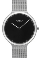 fashion наручные мужские часы Obaku V269GXCBMC. Коллекция Mesh  фото, kupilegko.ru