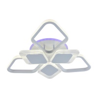 Потолочная светодиодная люстра Profit Light 5893/3+3A WHT  фото, kupilegko.ru