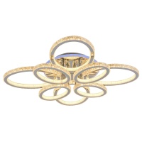 Потолочная светодиодная люстра Profit Light 8033/4+4 CHR  фото, kupilegko.ru