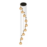 Подвесная люстра Reluce 02001-0.9-09 Amber  фото, kupilegko.ru