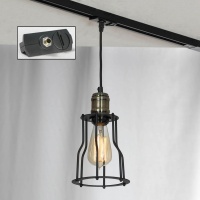 Трековый светильник однофазный Lussole LOFT Track Lights LSP-9610-TAB  фото, kupilegko.ru