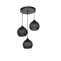 Подвесная люстра Toplight Lizbeth TL1612R-03BK  фото, kupilegko.ru